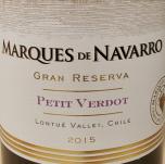 Korta Vineyards - Marques De Navarro Petit Verdot 2021